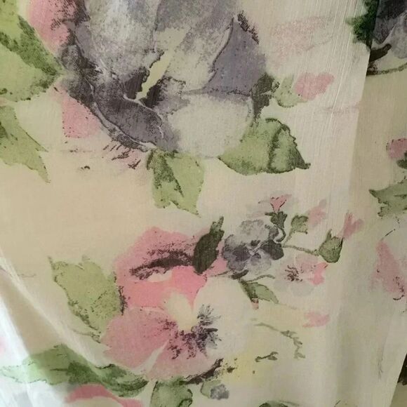 Soft Surroundings  Milk Maid Floral Print Layered Sleeveless SZPXL #1996 - Picture 11 of 16